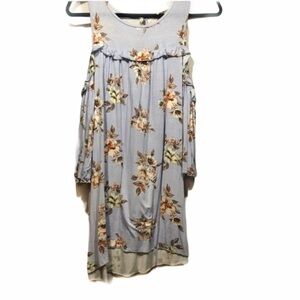 Altar’d state cold shoulder tunic top boho western